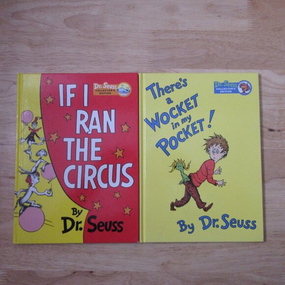 Set of 2 Dr. Seuss Books - If I Ran the Circus -There's a Wocket in my Pocket - Picture 2 of 6